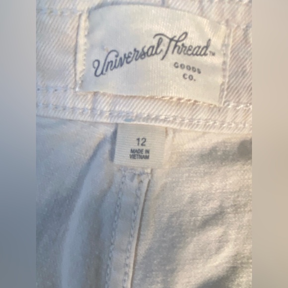 Universal Thread sailor wide leg jeans in beige size 12 - Picture 10 of 16
